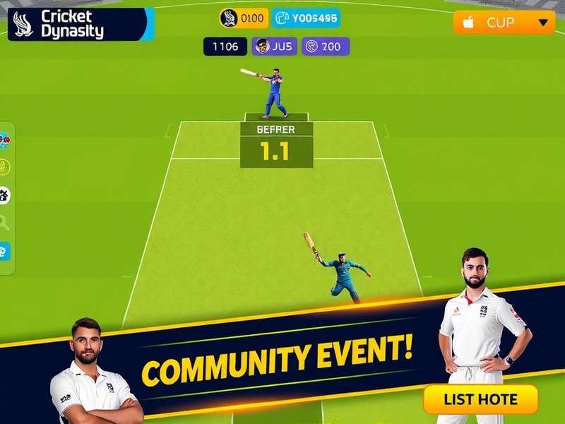 Cricket Dynasty Gameplay Screenshot