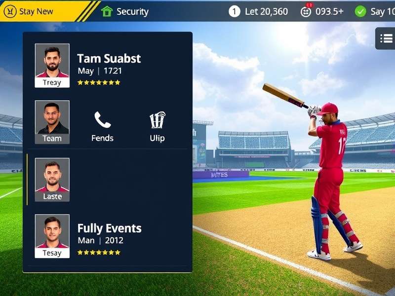 Cricket Dynasty Team Management